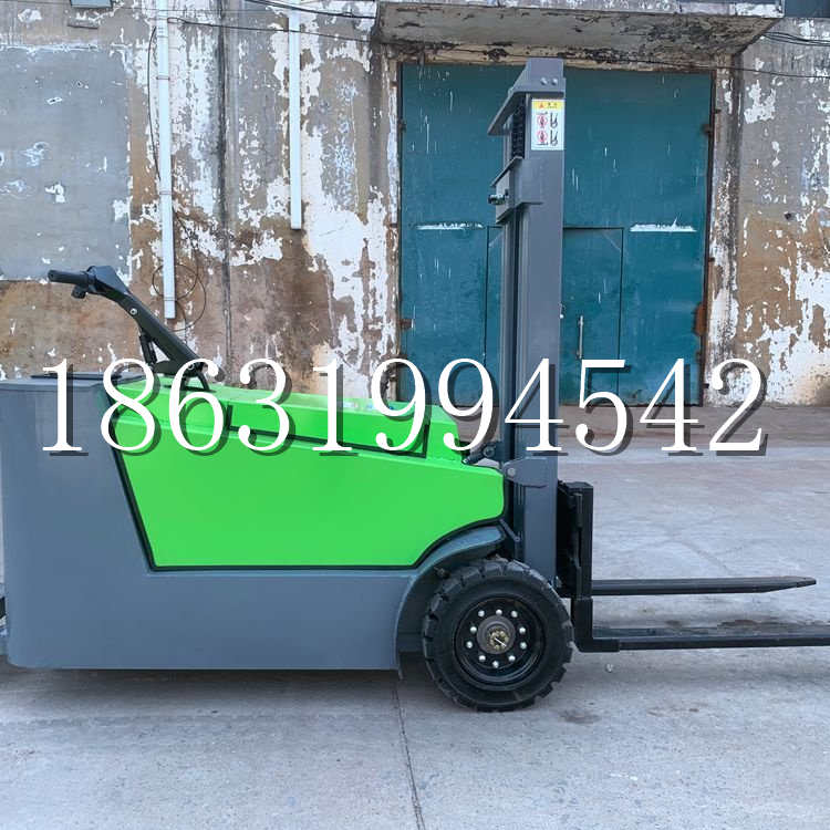 可克达拉市小型电动叉车1吨2吨步行站驾式电瓶堆高充电装卸车液压升降车铲车
